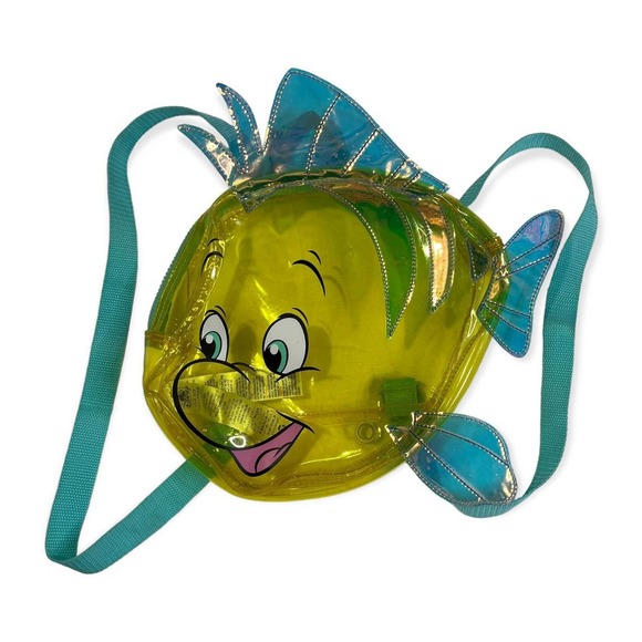 Disney Bags Disney Little Mermaid Flounder Transparent Backpack